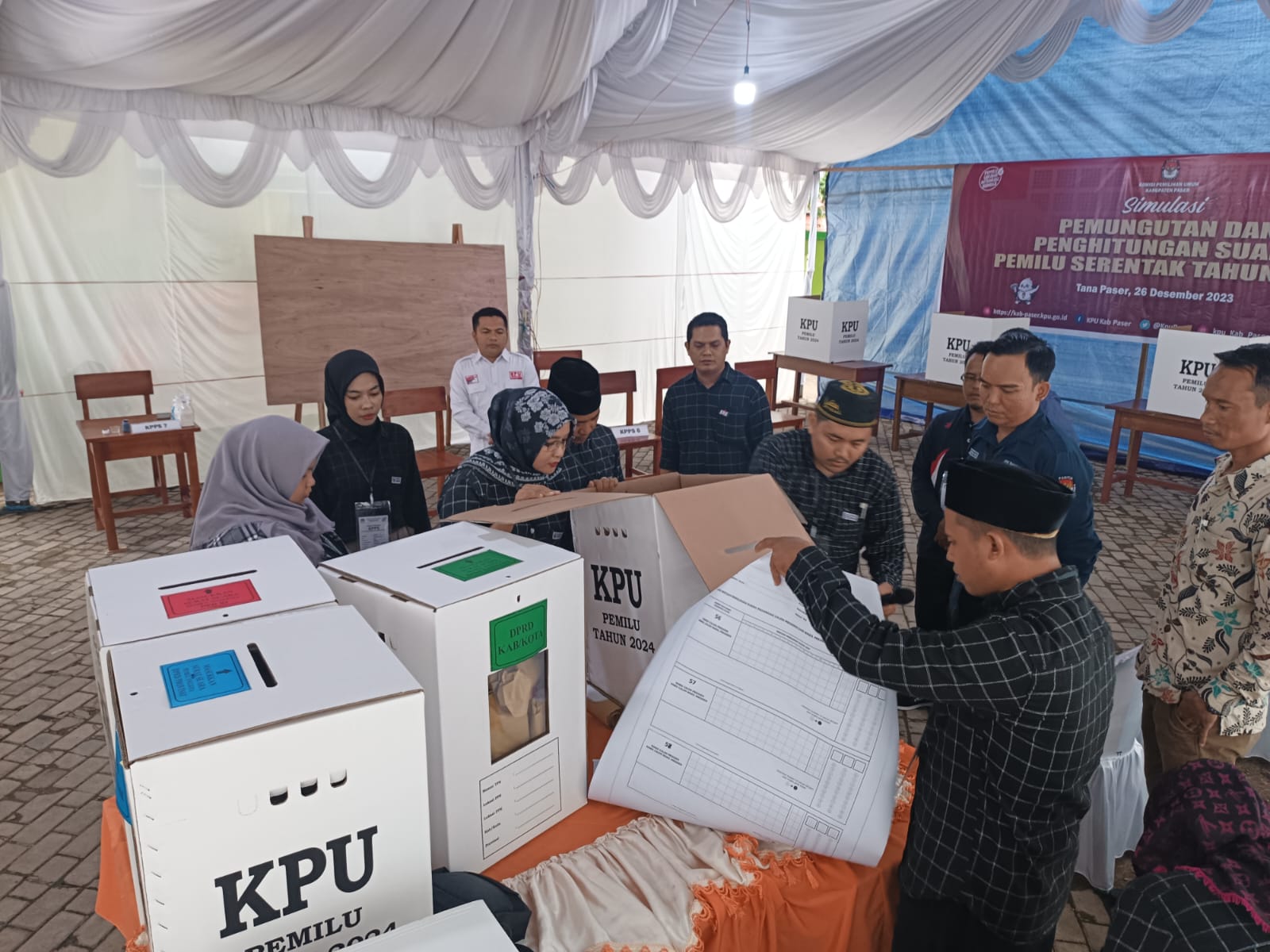 Daftar Pemilih Tambahan di Kabupaten Paser Capai 2.173 Orang, Berpotensi Terus Bertambah Hingga H-7 Pemilu
