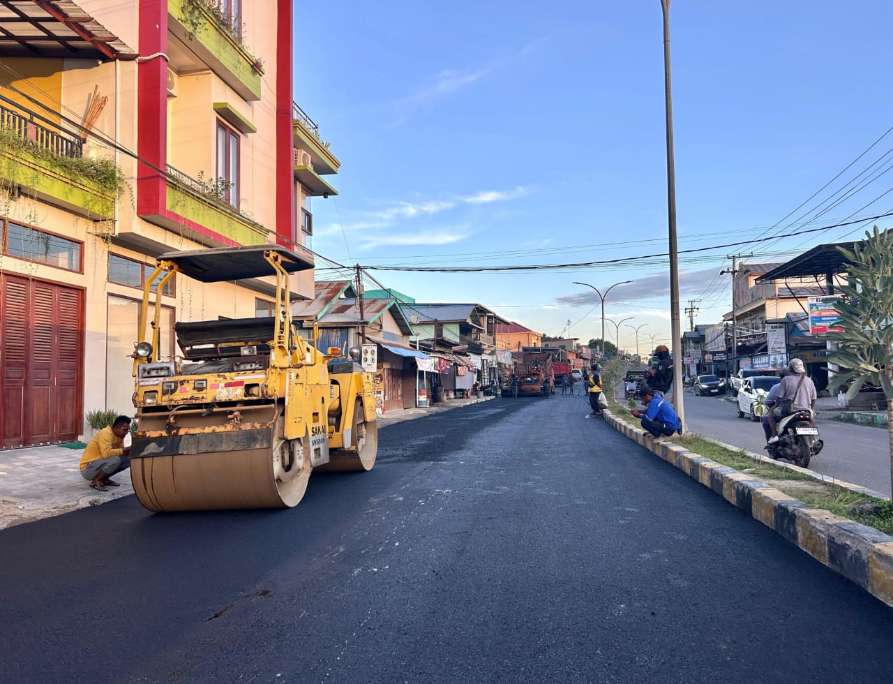 Progres Perbaikan Ruas Jalan Nasional Batu Aji-Kuaro Sudah 71 Persen