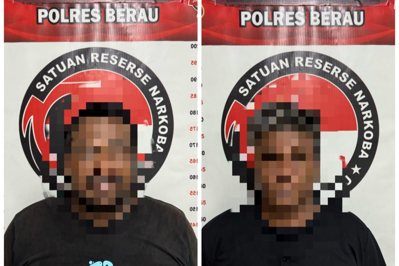 Simpan Sabu di Penginapan, Dua Pria di Berau Dibekuk Polisi