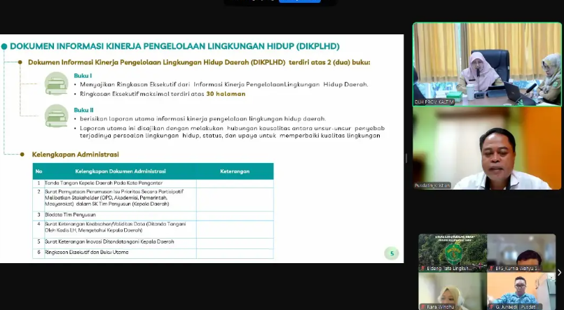 DLH Kaltim Gelar Rapat Penyusunan DIKPLHD 2025, Bahas Tiga Isu Prioritas Lingkungan