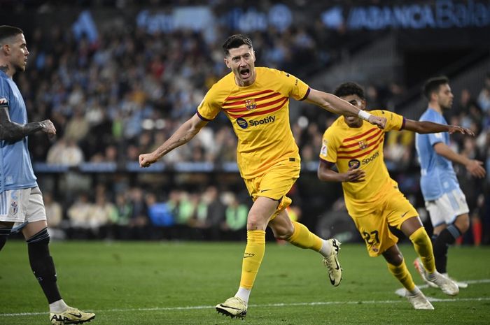 Barcelona Berhasil Taklukan Celta Vigo, Penalti Robert Lewandowski Jadi Kuci Kemenangan