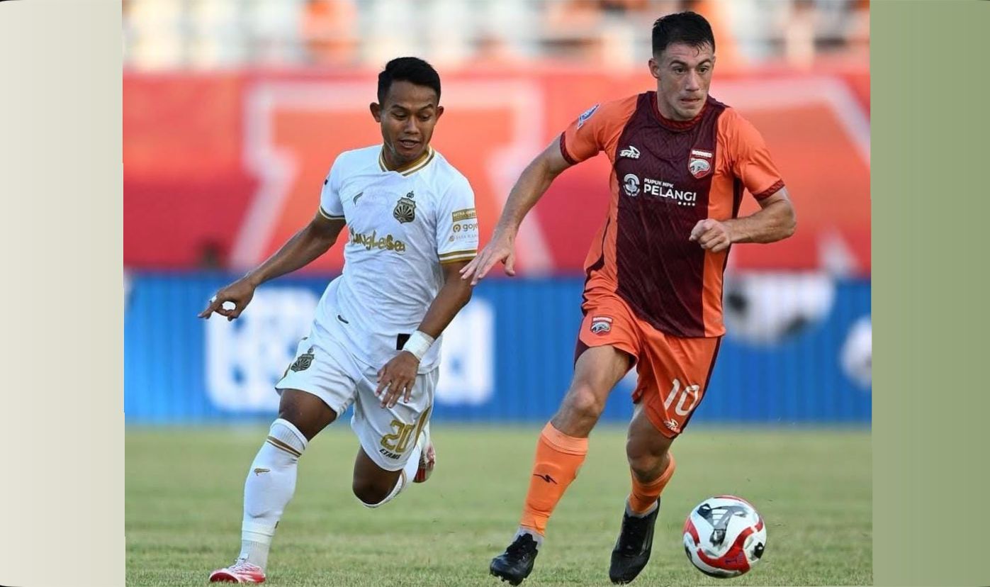 Hasil BRI SUPER LEAGUE 2025, Gol Mariano Peralta Bawa Borneo FC Menang Tipis Atas Bhayangkara Presisi Lampung 