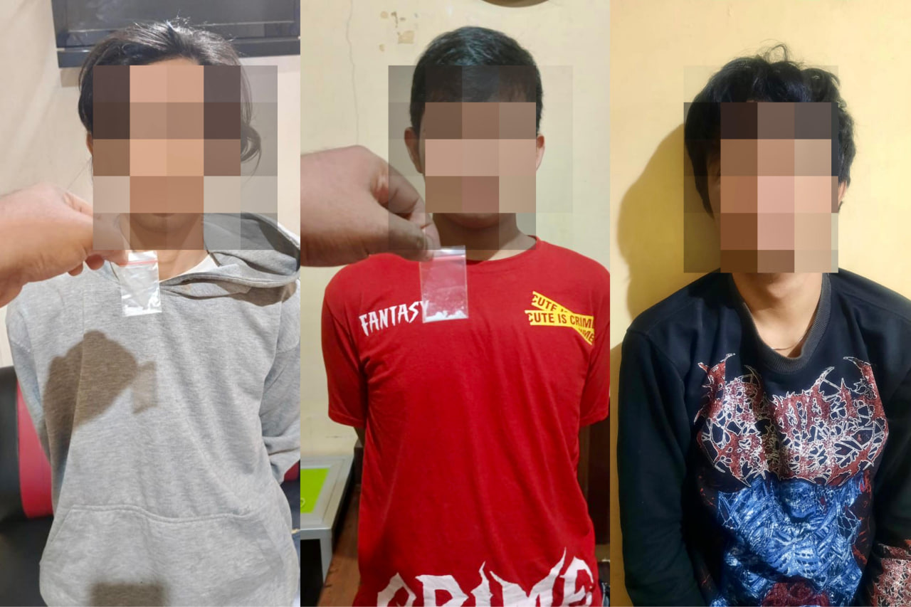 Tiga Terduga Pelaku Penyalahgunaan Sabu di Balikpapan Diciduk Polisi