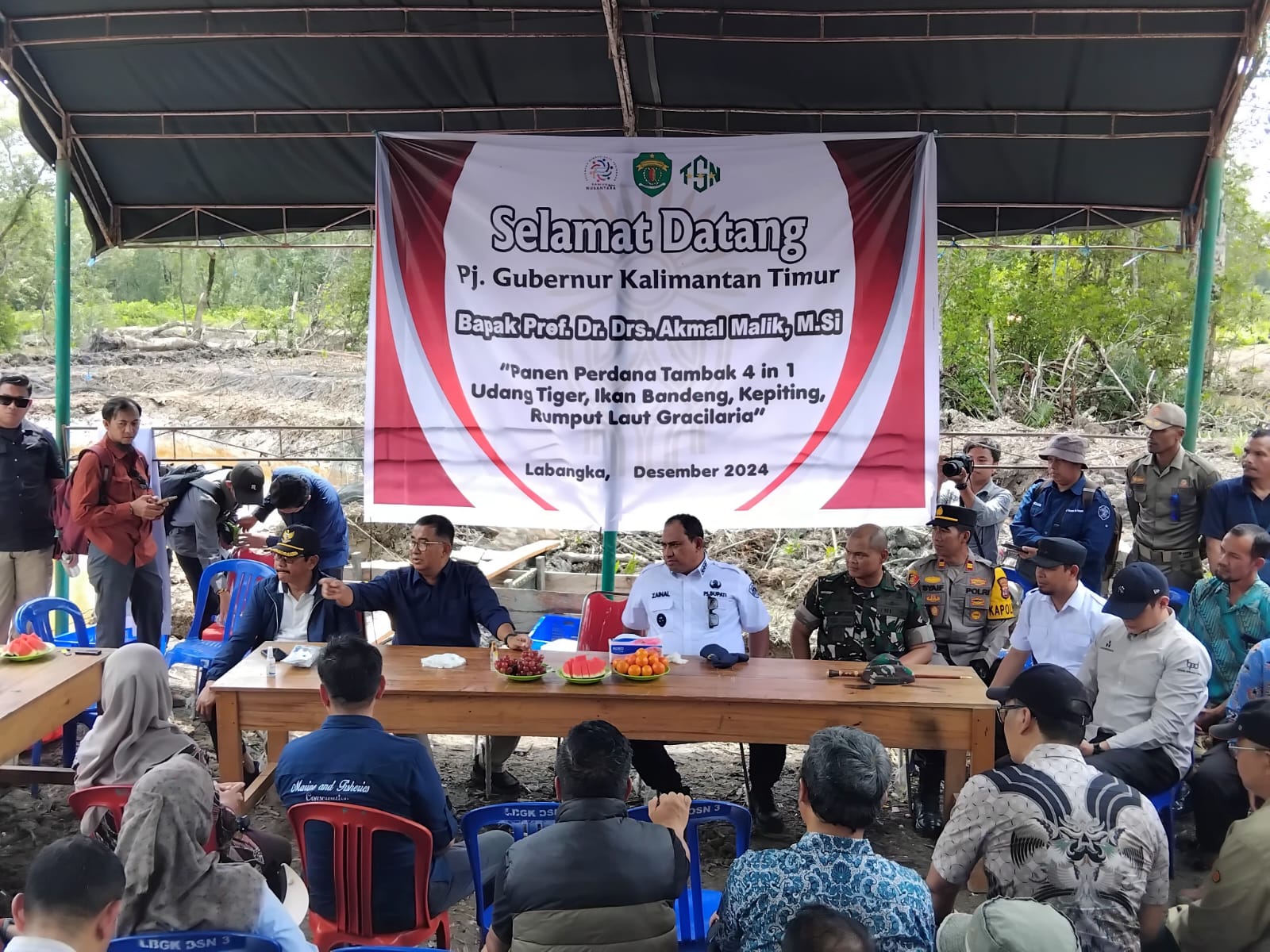 Tambak di Desa Labangka jadi Role Model Budidaya Perikanan Wilayah Mangrove