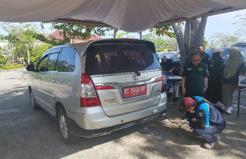 Demi Udara Bersih dan Sehat, Pemkab PPU Lakukan Uji Emisi Kendaraan Dinas 