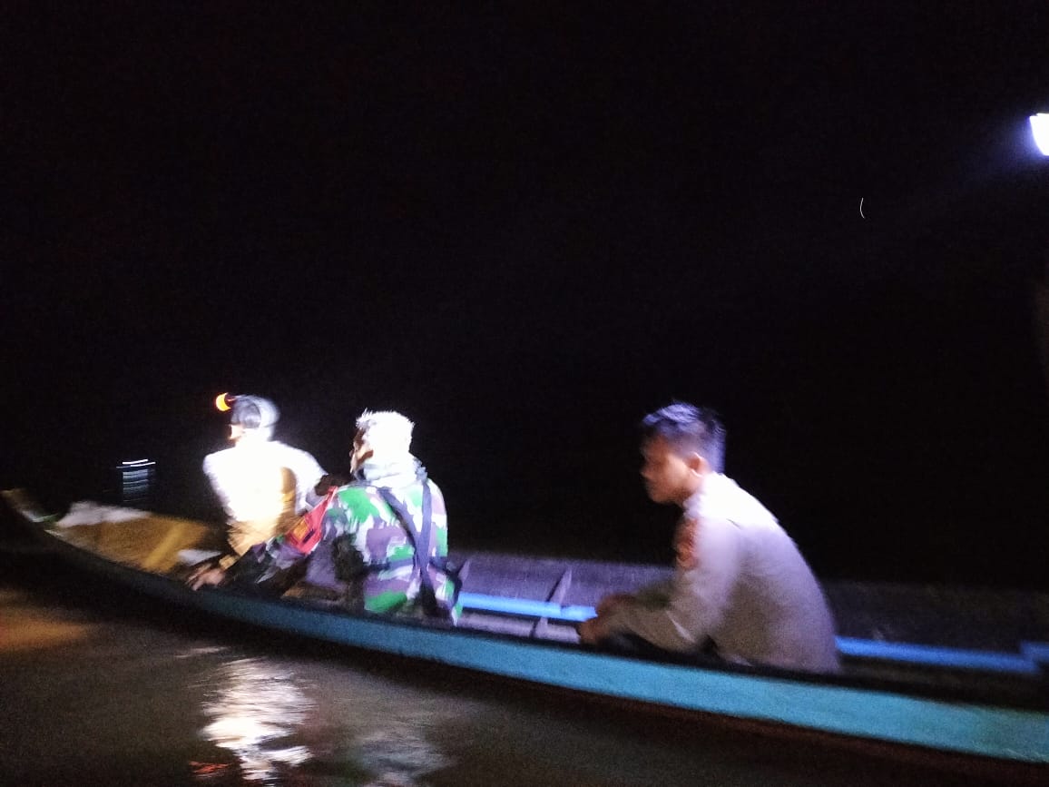 Insiden Perahu Karam di Datah Naha Mahulu, Satu Warga Hanyut dan Belum Ketemu