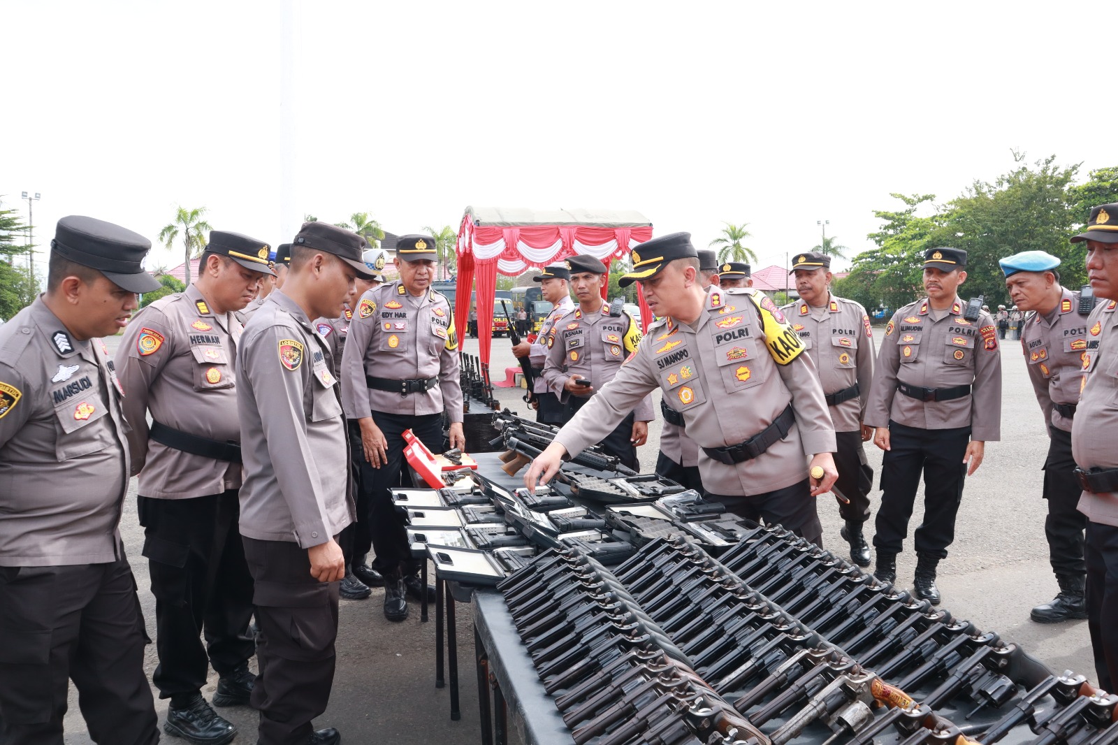 Polres Berau Mantapkan Persiapan Pengamanan Jelang Pemilu