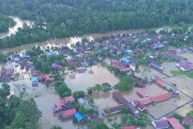 Lima Kecamatan di Kubar Dilanda Banjir, Status Siaga Darurat Berlaku 2 Bulan