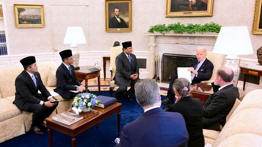 Presiden Prabowo Kunjungi Gedung Putih, Joe Biden: Kita Merayakan Ulang Tahun Penting