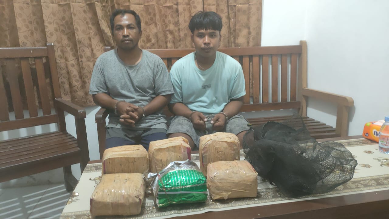 Sembunyikan Sabu Sebanyak 6 Kilogram di Pulau Kakaban, 2 Pemuda Ditangkap Polisi
