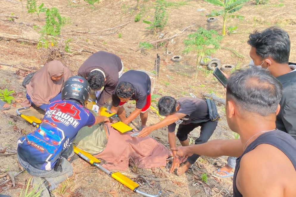 Bakar Lahan, Lansia di Samarinda Terjebak Api dan Ikut Terbakar