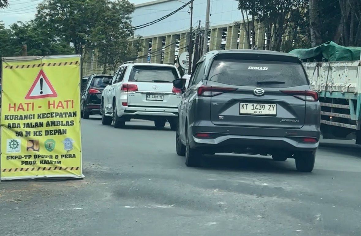 Simpang BJBJ Balikpapan yang Ambles Siap Diperbaiki Secara Permanen, Ini Kata BBPJN 