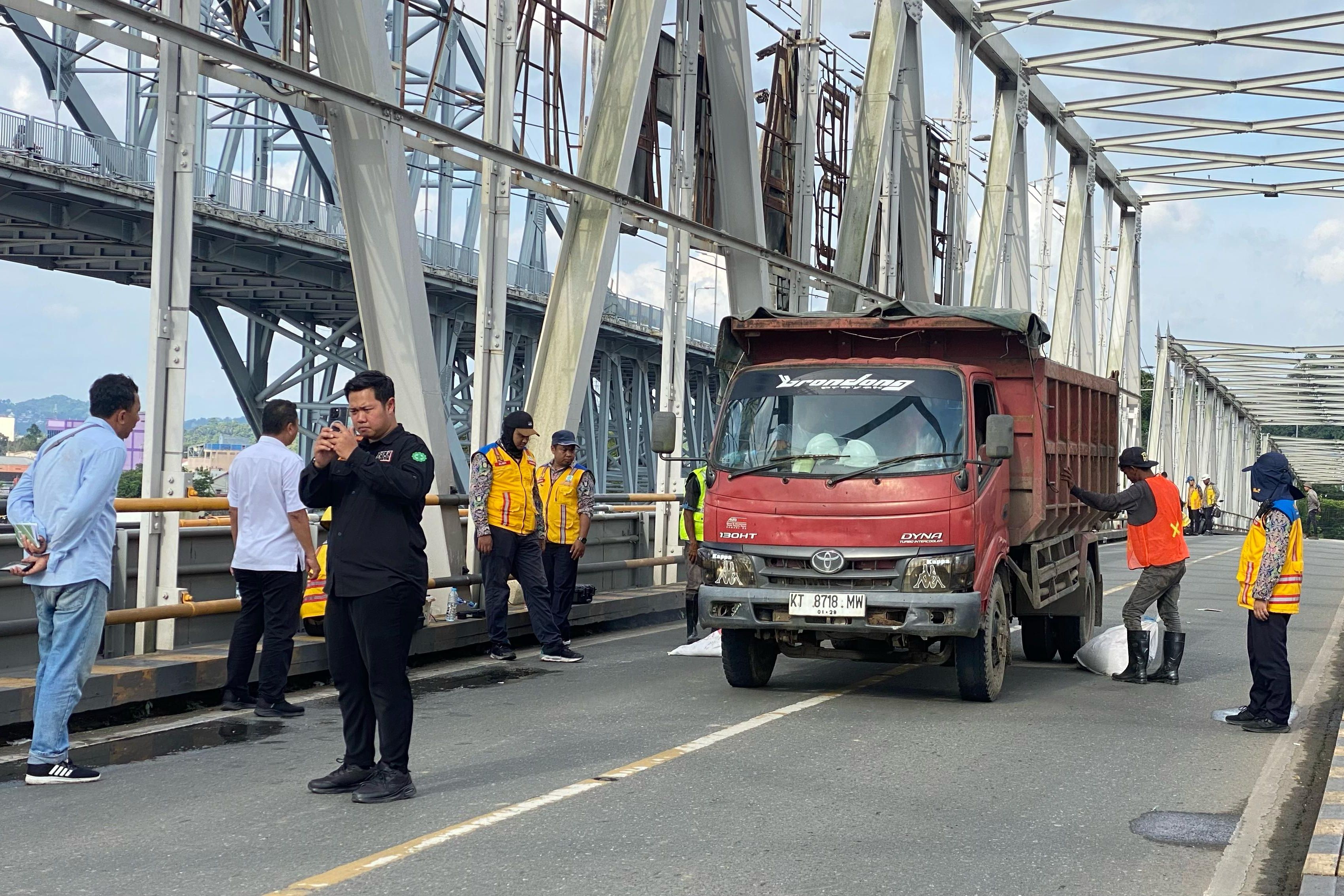 BBPJN Kaltim Lakukan 3 Pengujian Jembatan Mahakam I, Hasilnya akan Disampaikan Setelah Rapat Teknis
