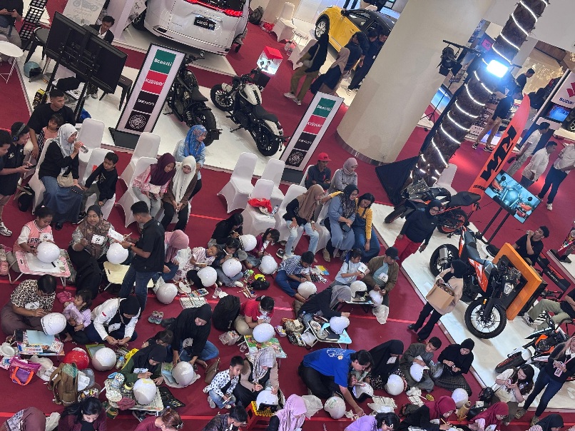 Lomba Helmet Painting, Rangkaian IIMS Garage 2025 Balikpapan dan Pentingnya Keselematan Berkendara