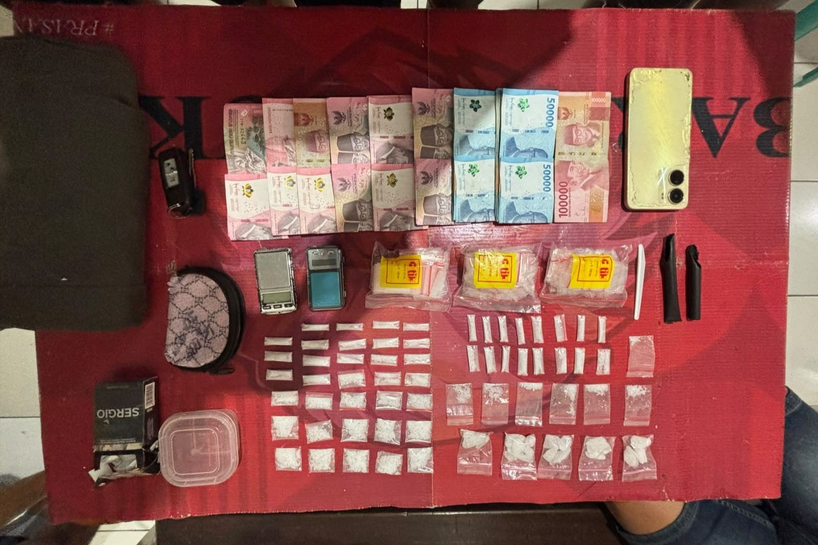 Polres Paser Bongkar Peredaran Narkoba di Tanah Grogot, Sita 62 Paket Sabu Seberat 49,44 Gram