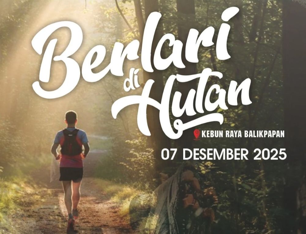 DLH Balikpapan Gelar ‘Berlari di Hutan’ Kebun Raya 