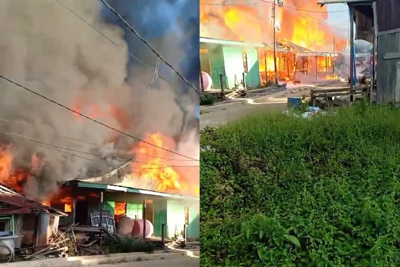 Kampung Kajang Membara, 9 Rumah Warga Ludes Dilalap Api