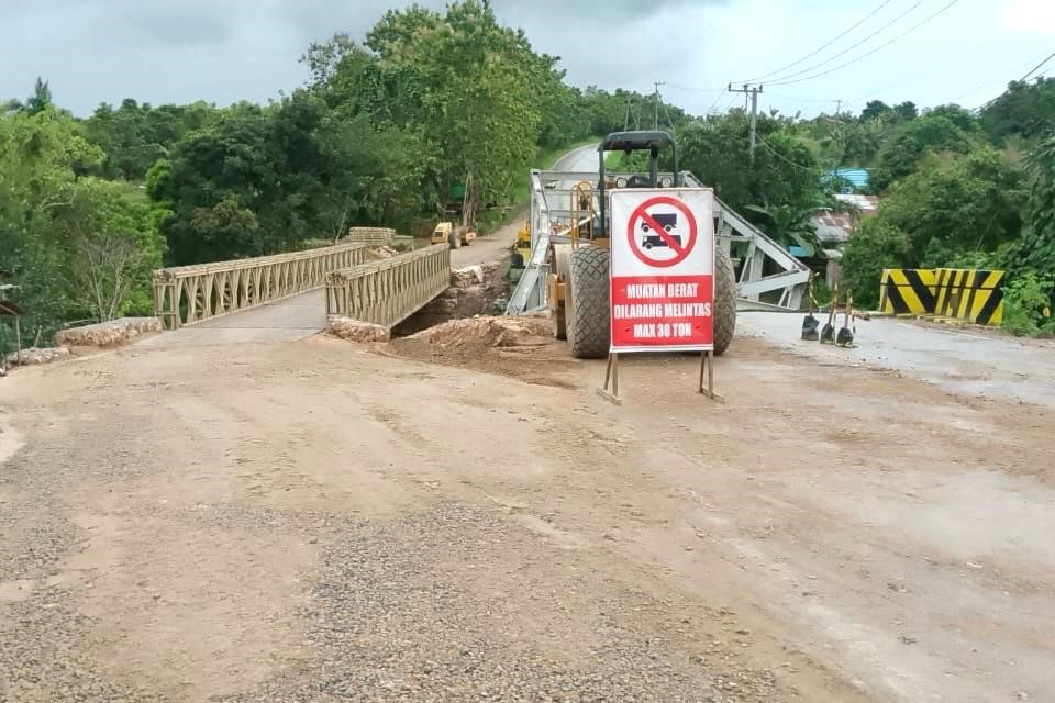 BBPJN Kaltim Tagih Tanggung Jawab Penabrak Jembatan Busui, Laporan Polisi Belum Ada Titik Terang
