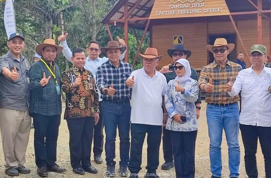 Penangkaran Rusa Sambar di PPU Diresmikan, Sekda Sebut Bagian dari Strategi Konservasi 