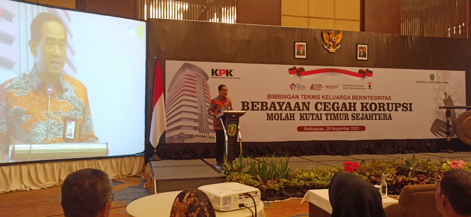 KPK Gandeng Pemkab Kutim Gelar Bimtek Keluarga Berintegritas, Berharap Bersama-sama Cegah Korupsi