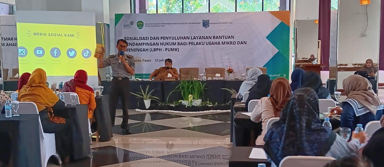 Pelaku Usaha di Paser Dilatih Pendampingan Hukum