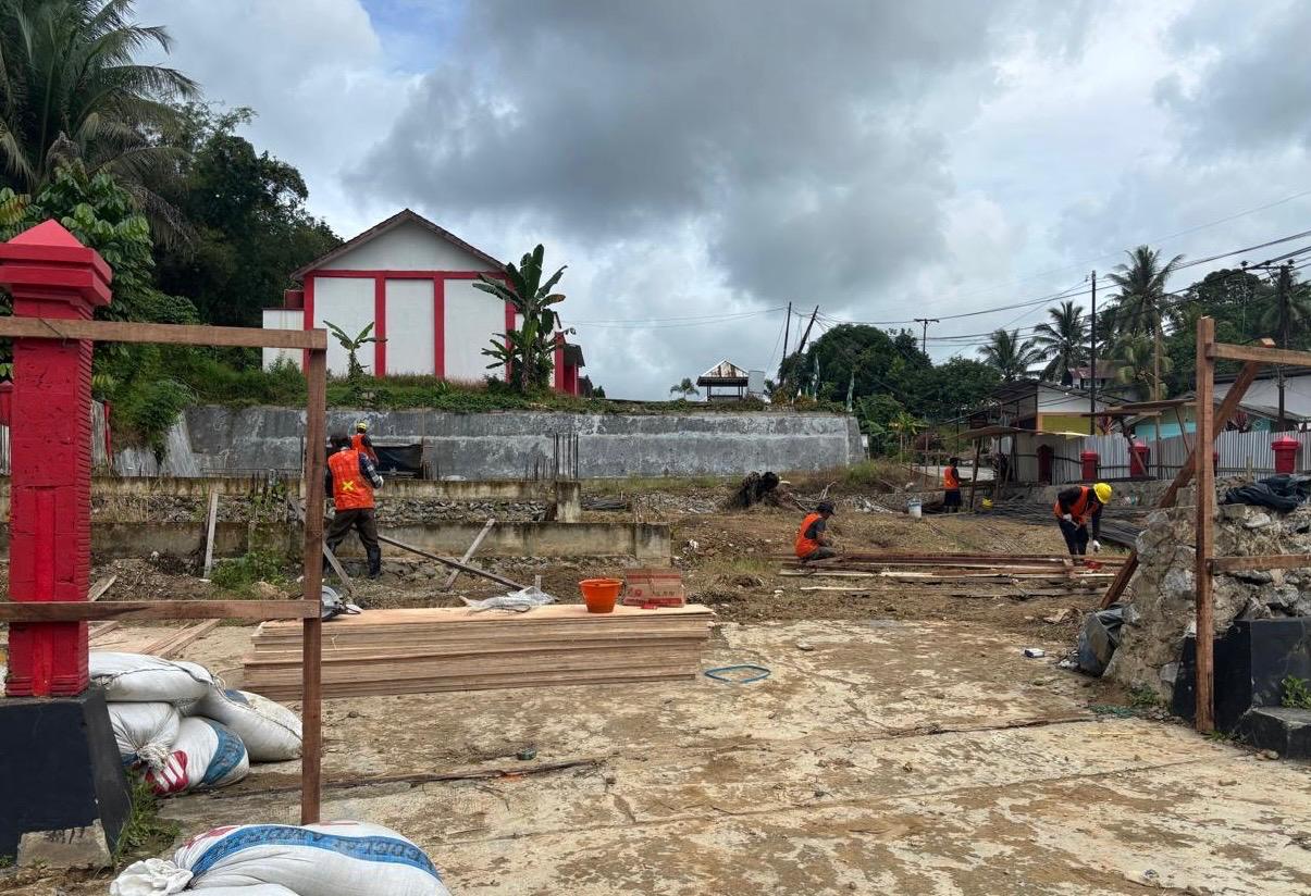 Pembangunan Kantor Kelurahan Maluhu Dilanjutkan Lagi
