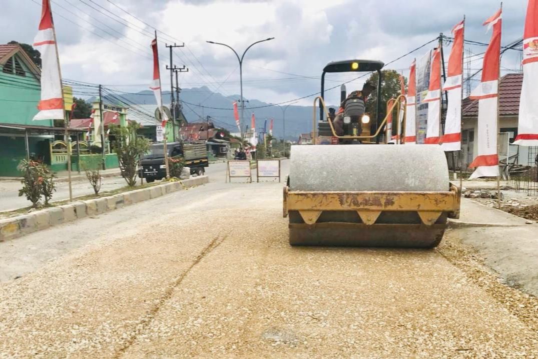 2,2 Km Ruas Jalan Batu Aji - Kuaro Diperbaiki, BBPJN Kaltim Target Rampung Akhir Tahun 2025
