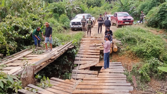 Tim Gabungan Terkendala Akses Saat Pengecekan Ulang Illegal Logging di Hutan Desa Besiq