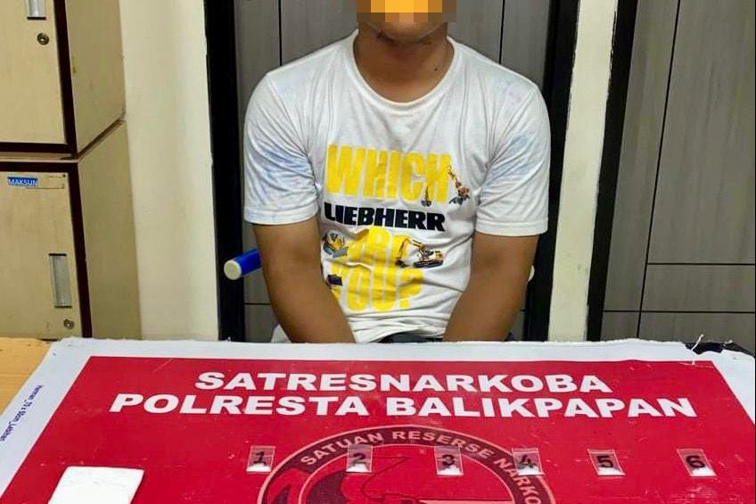 Residivis Narkoba Kembali Ditangkap Polresta Balikpapan, Bawa 11 Paket Sabu di Kantong Celana