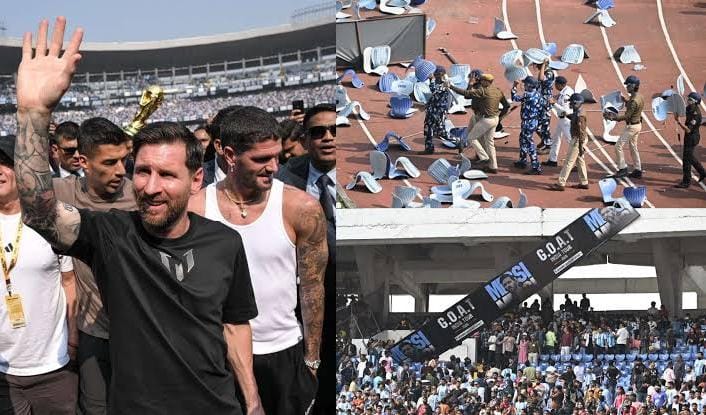 Ricuh di India! Fans Mengamuk Usai Lionel Messi Tinggalkan Stadion Lebih Awal