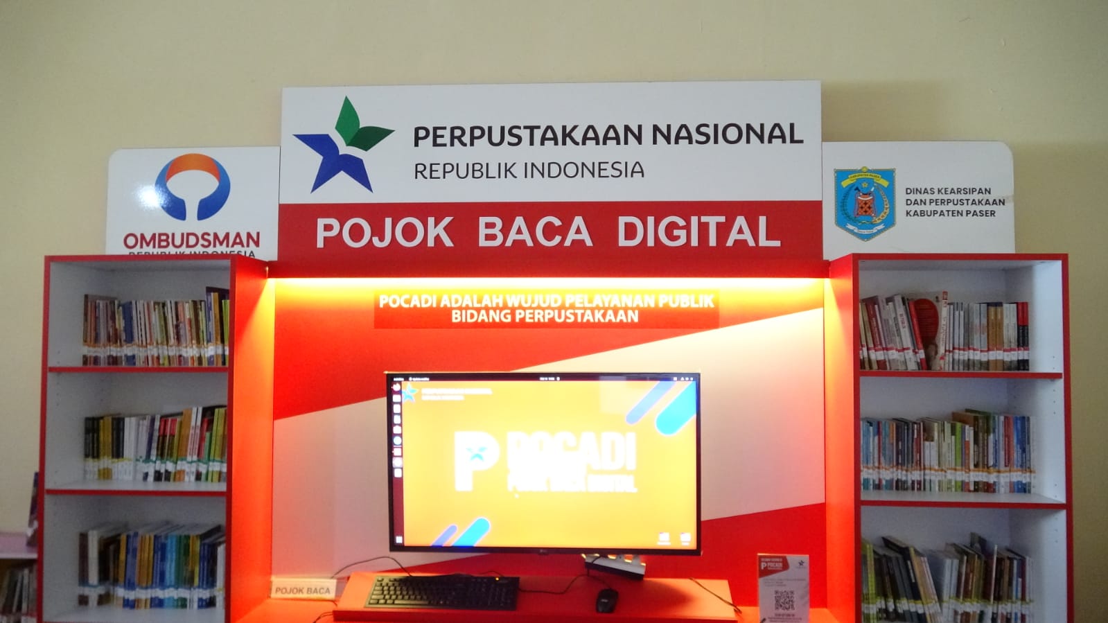 RSUD Panglima Sebaya Kini Punya Pojok Baca Digital Bantuan dari Perpusnas 