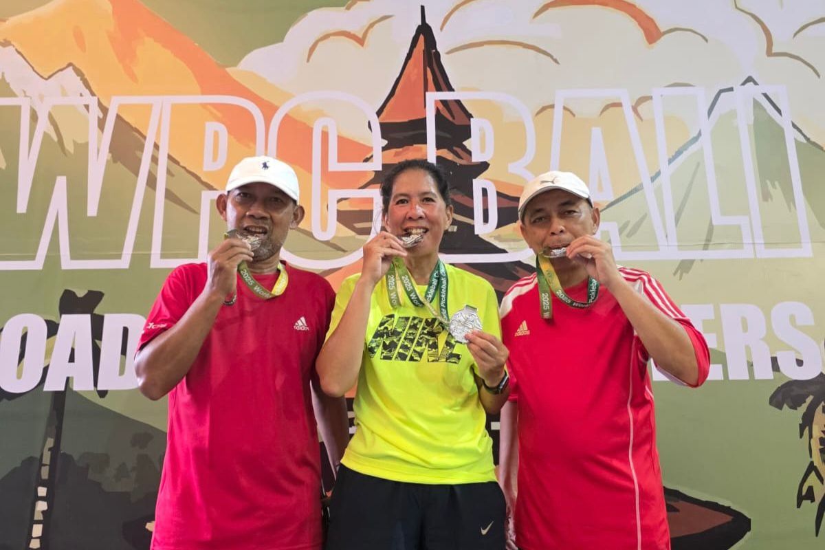 Atlet IPF Kutim Sumbang 4 Medali Perak Kejuaraan Dunia Pickleball 2025 di Bali