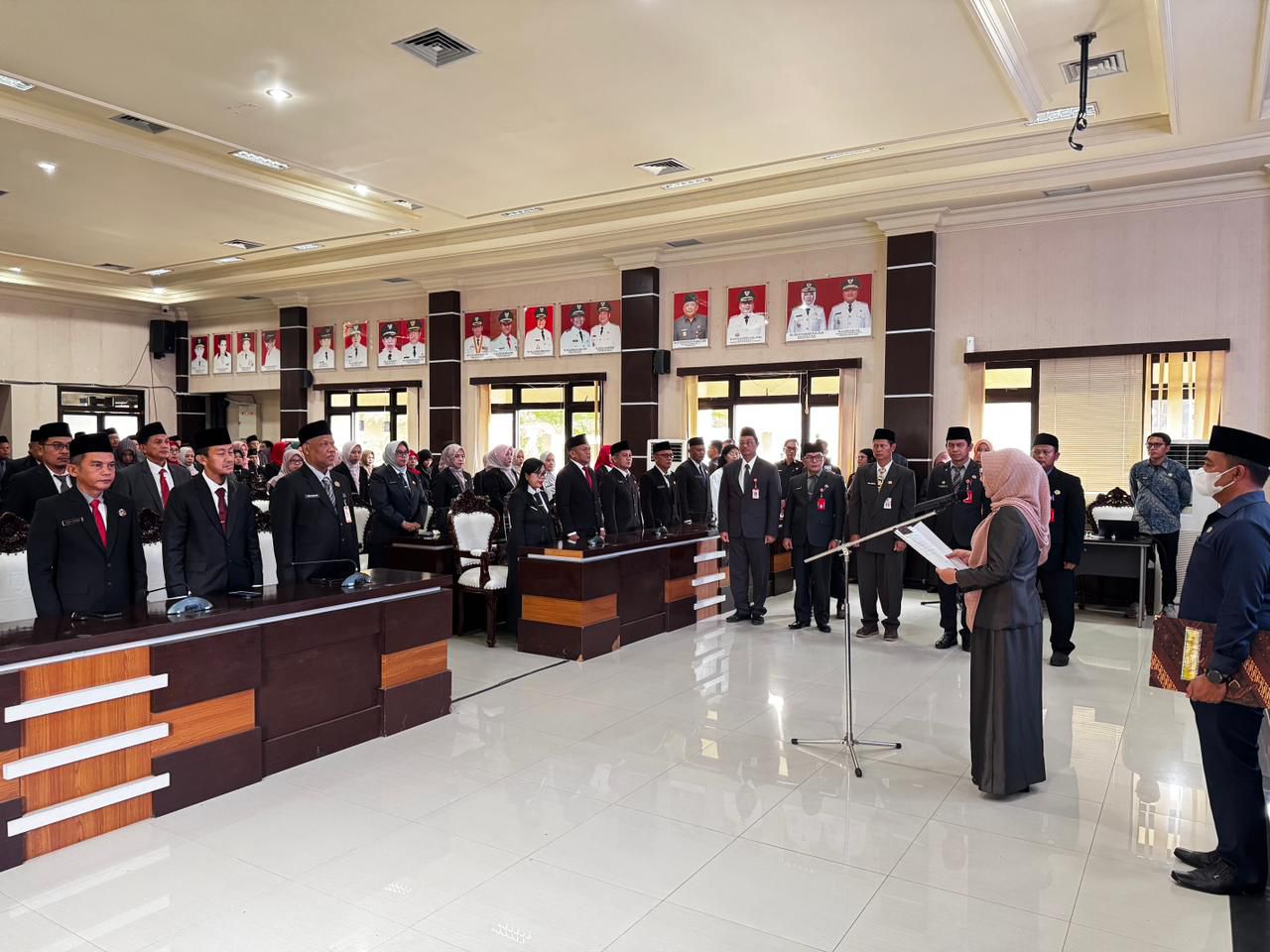 119 Pejabat Administrator dan Pengawas  Dilantik, Ini Pesan-Pesan Bupati Berau 