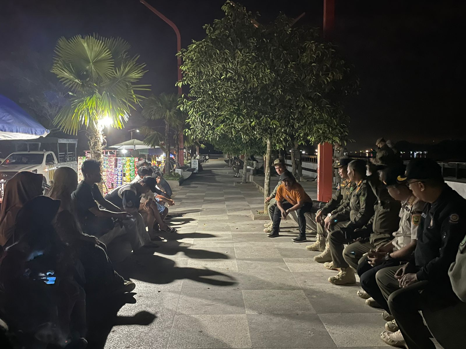 Satpol PP Berau Larang PKL Berjualan di Tepian Kalimarau, Melanggar Langsung Disanksi