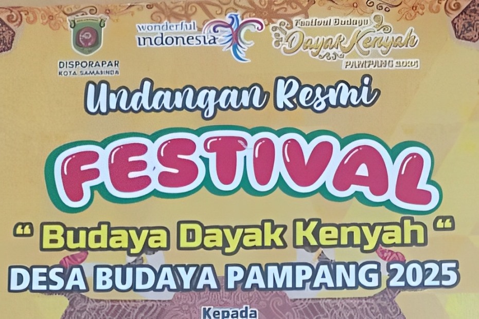 15 Negara Siap Hadiri Festival Budaya Dayak Kenyah, Desa Adat Budaya Pampang 2025