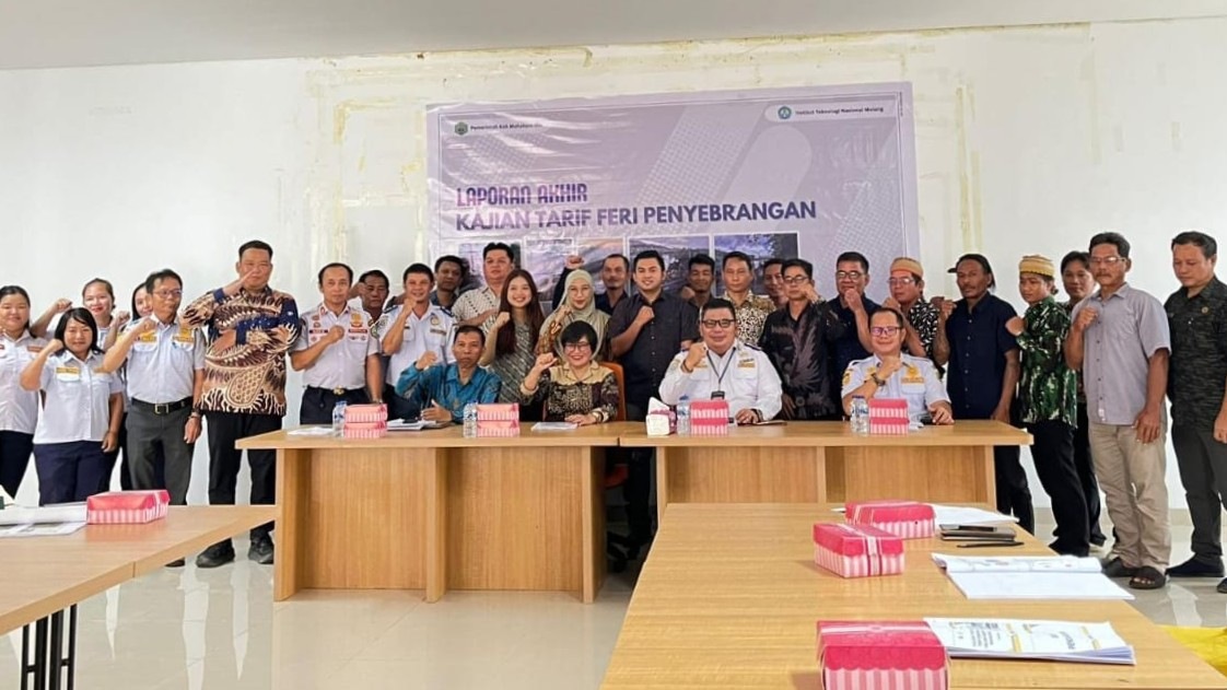 Dishub Mahulu Sampaikan Laporan Akhir Kajian Tarif Feri Penyeberangan Tahun 2025