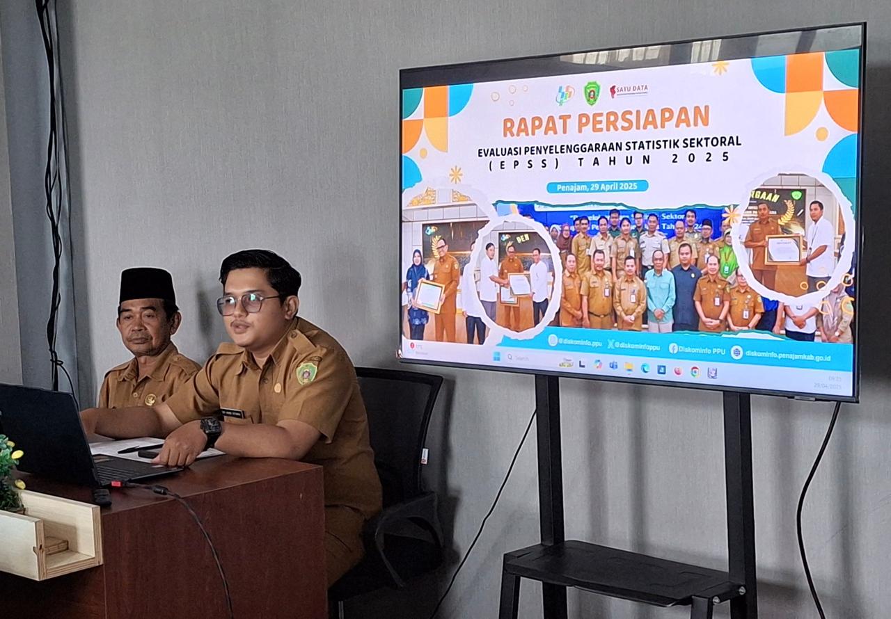 Diskominfo PPU Gelar Rapat Persiapan EPSS, Dorong Naikan Nilai IPS