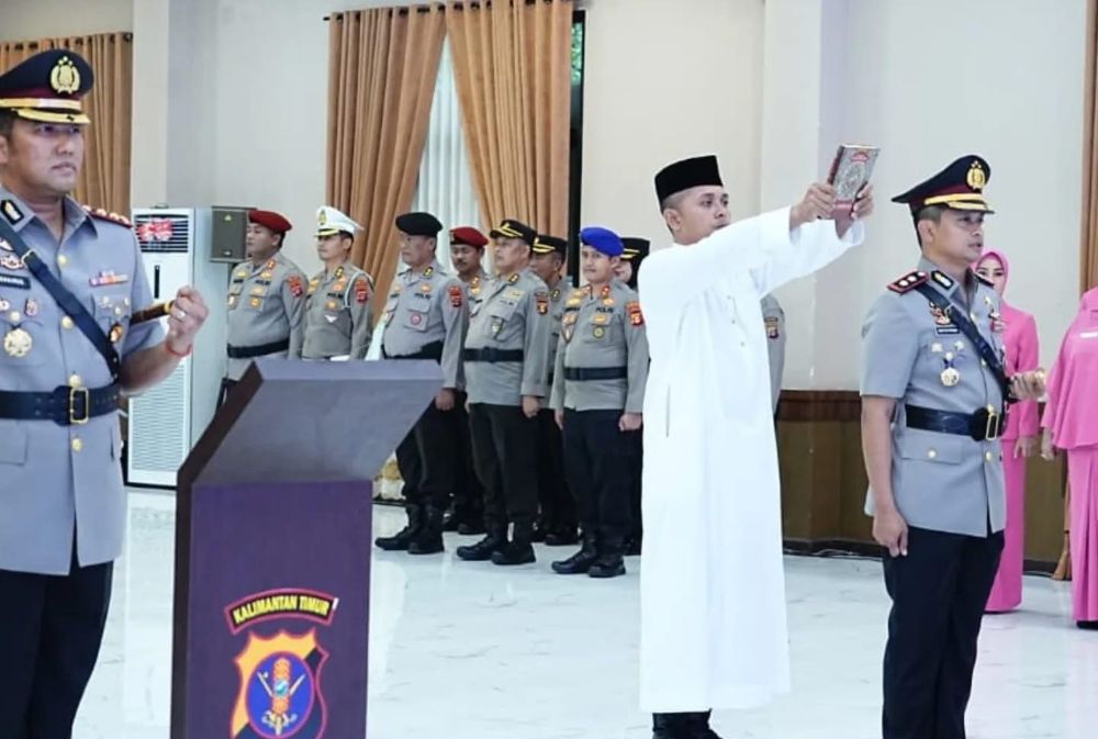 Rotasi Besar-Besaran di Polres Kukar, Kapolres hingga Kapolsek Diganti