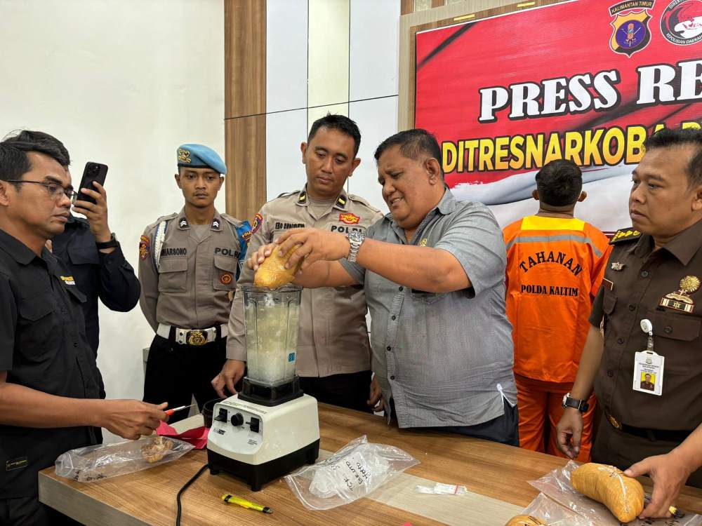 Polda Kaltim Musnahkan 2 Kilogram Sabu-Sabu