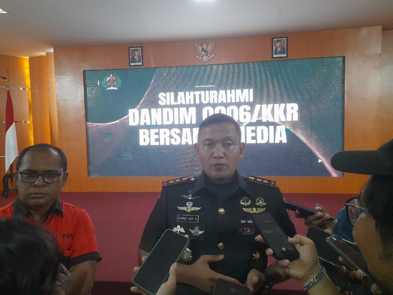 Dandim Kukar Gandeng Media Jaga Kondusifitas Jelang Pilkada