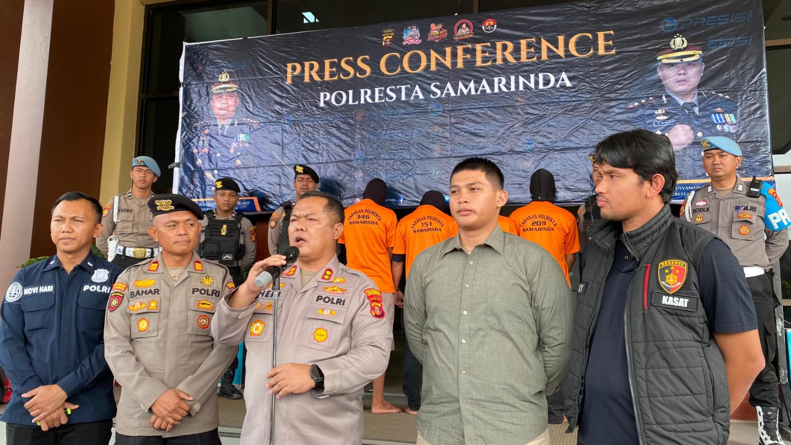 Polresta Samarinda Ungkap Kasus Persetubuhan Anak, Narkoba, dan Pencurian: 4 Tersangka Diamankan