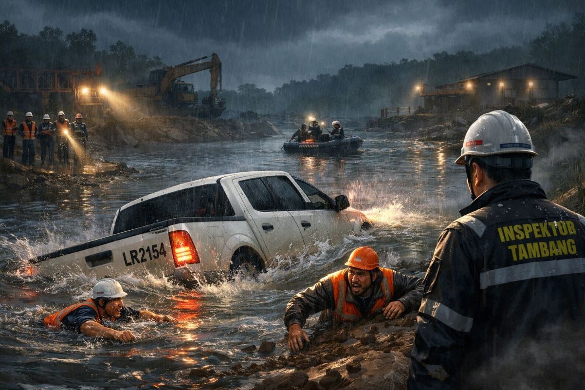 Hujan Deras Picu Insiden di IGS Pond, Kendaraan Refueling Tenggelam, 1 Karyawan Tewas