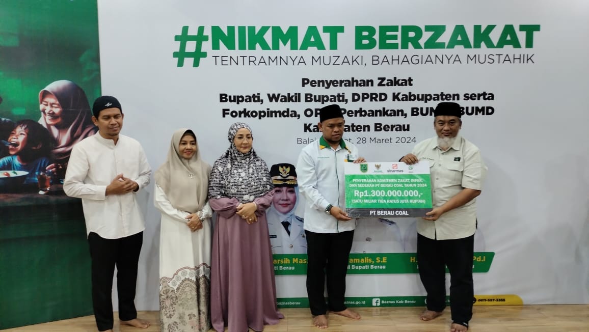 Komitmen PT Berau Coal dalam Kontribusi dan Konsistensi Berzakat Diapresiasi Penghargaan Baznas RI 