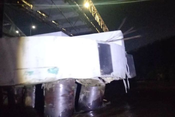 Perbaikan Fender Belum Selesai, Jembatan Mahakam I Kembali Ditabrak Tongkang Batu Bara