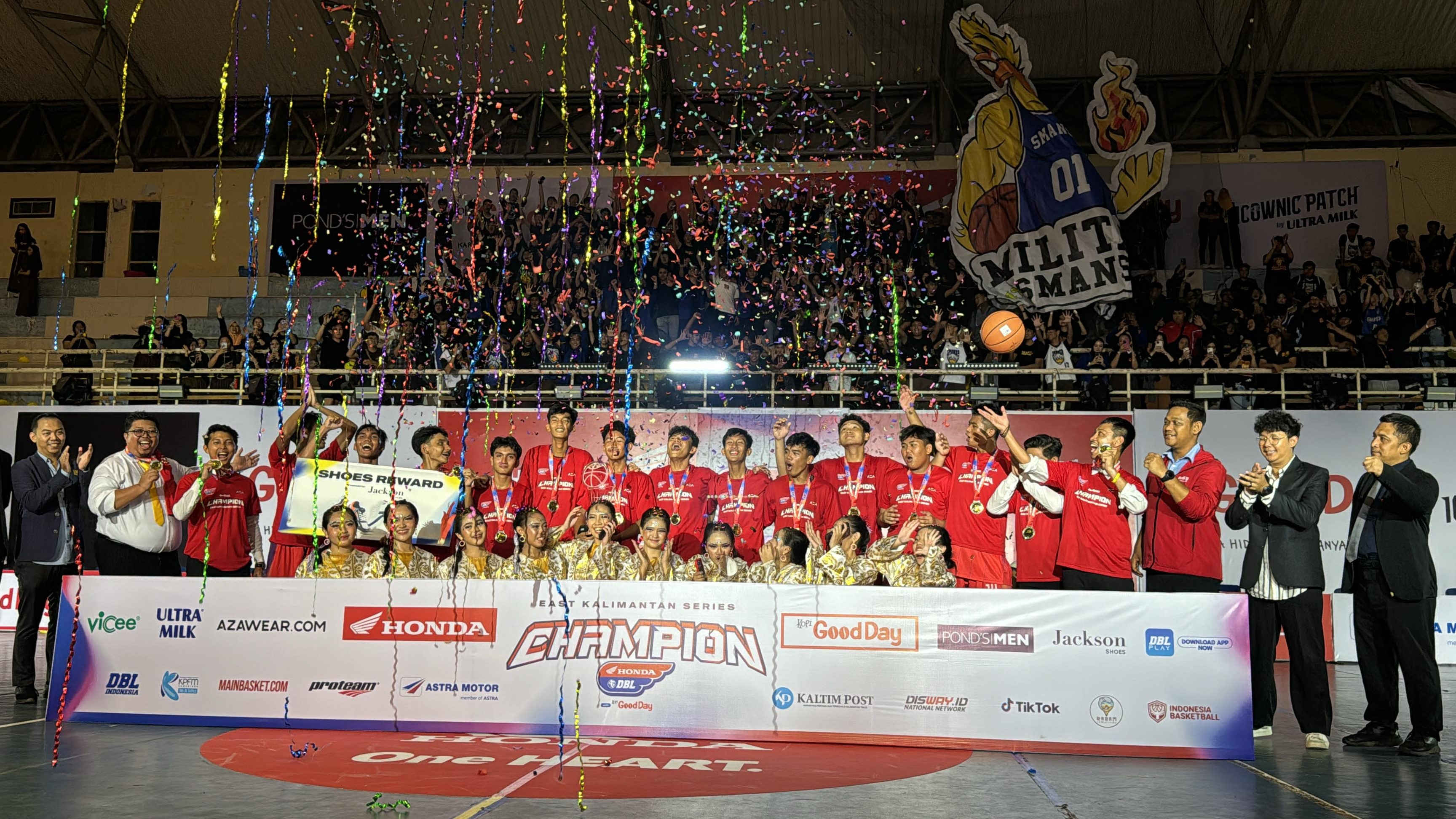 Tumbangkan Juara Bertahan, Smansa Balikpapan Juara Boys DBL East Kalimantan Series 2024