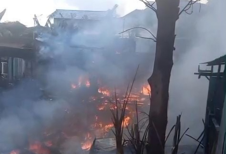 7 Rumah di Balikpapan Barat Ludes Terbakar