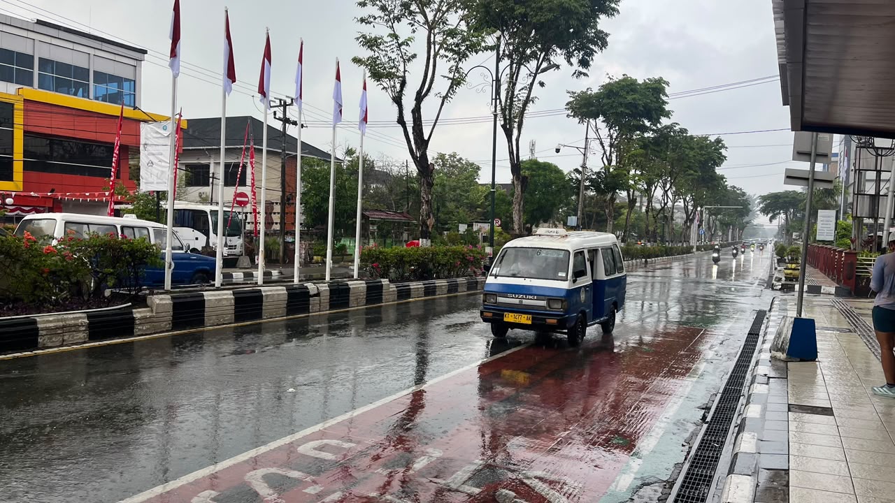 Gelombang Kelvin Aktif, Hujan Lebat Guyur Sejumlah Wilayah Balikpapan Meski Singkat 