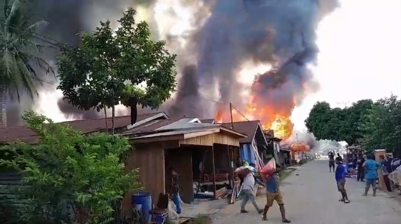 98 Rumah di Kampung Pegat Bukur Ludes Terbakar, Ratusan Orang Kehilangan Tempat Tinggal