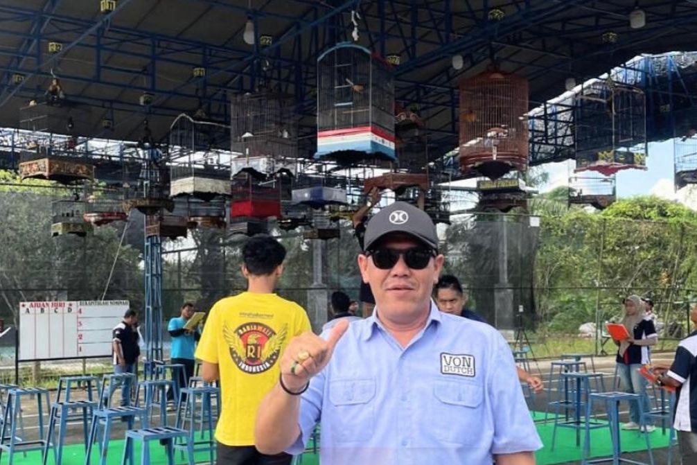 Lomba Kicau Burung Dispora Kaltim Warnai Akhir Pekan Warga di Kompleks GKO