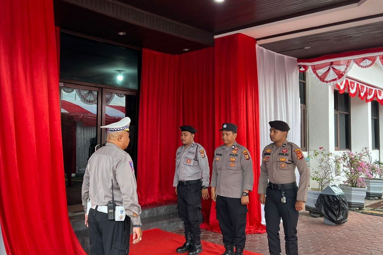 Polisi Tingkatkan Intensitas Pengamanan Kantor KPU, di Hari Terakhir Pendaftaran Cakada